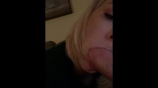 My pussy gets so wet while I get my throat worked