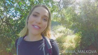 Mia Malkova Gets  of on Public Hike